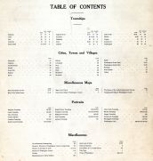 Table of Contents, Washington County 1906